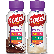 BOOST® Women Drink bottles in Chocolate and Vanilla flavors